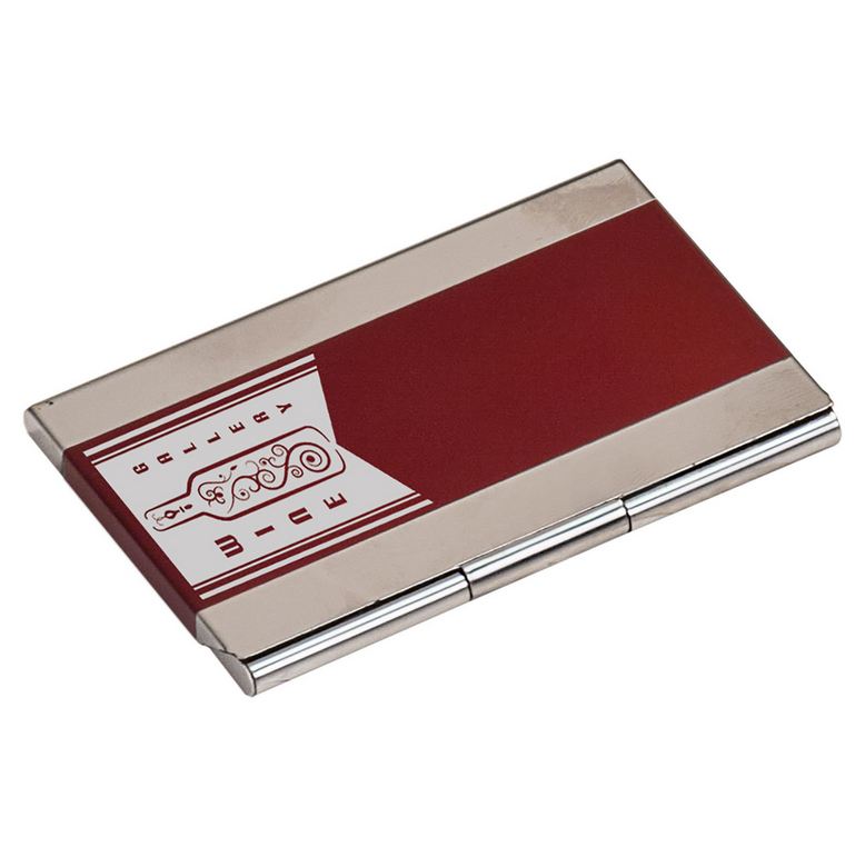 Premium Metal Business Card Holder 3 3/4" x 2 1/2" - Durable Design for Professionals - Ideal for Networking and Corporate Events, & Trade Shows Bulk Orders