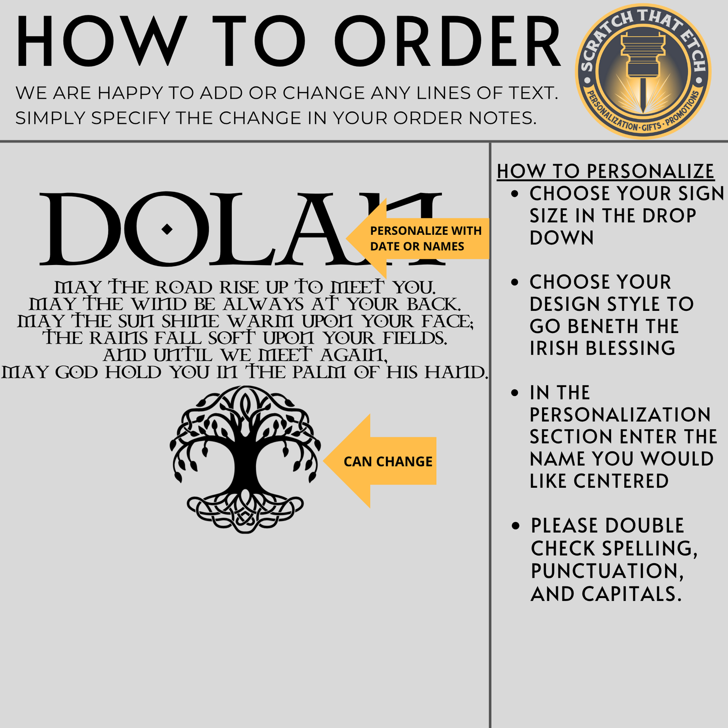 Personalized May The Road Rise Up To Meet You Irish Blessing Slate Sign, Natural Slate Hanging Plaque With Jute Rope, Rustic Celtic Home Decor, Indoor Outdoor Weather Resistant