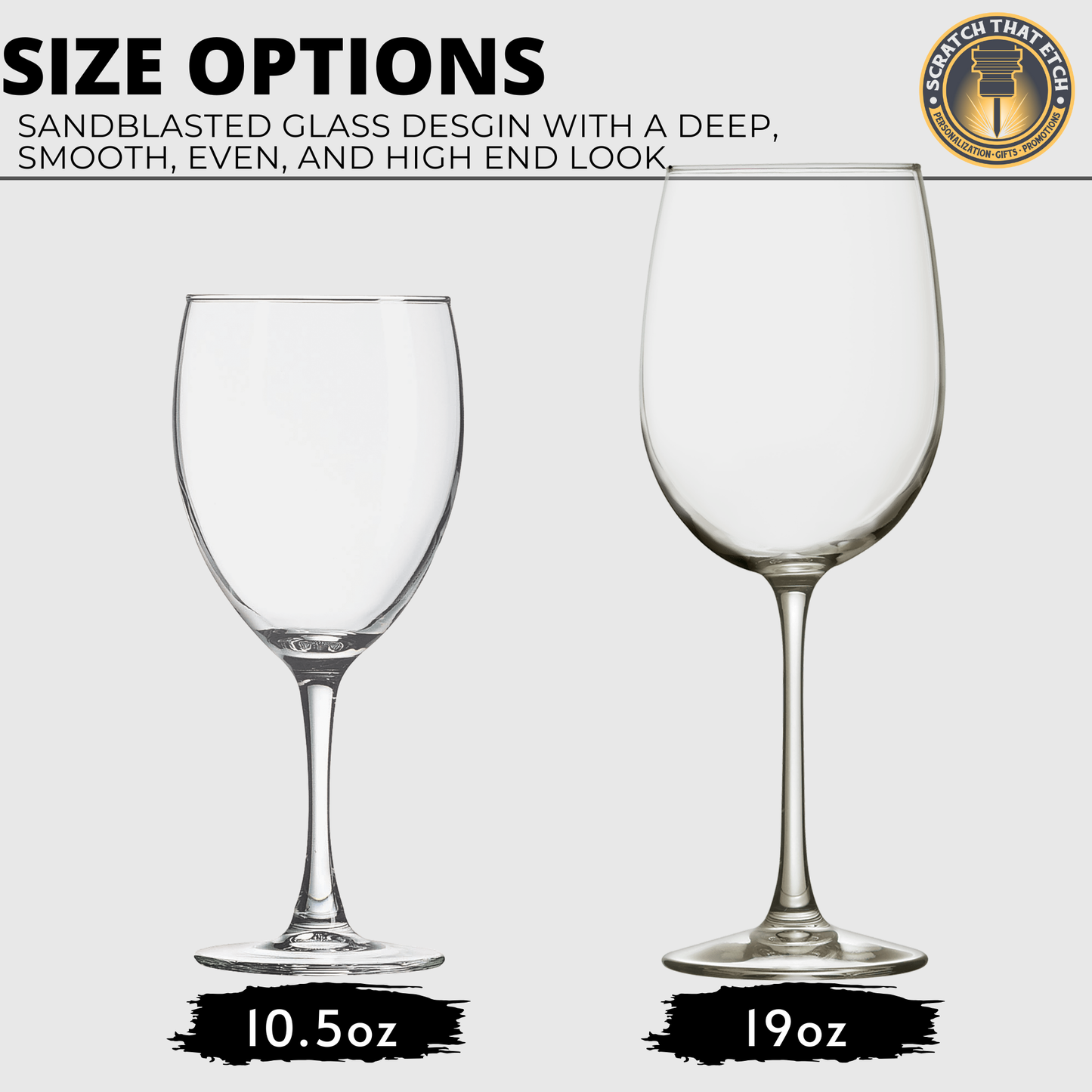 Personalized Stemmed Wine Glasses Premium Crystal Clear Glassware For Weddings Anniversaries And Home Bar