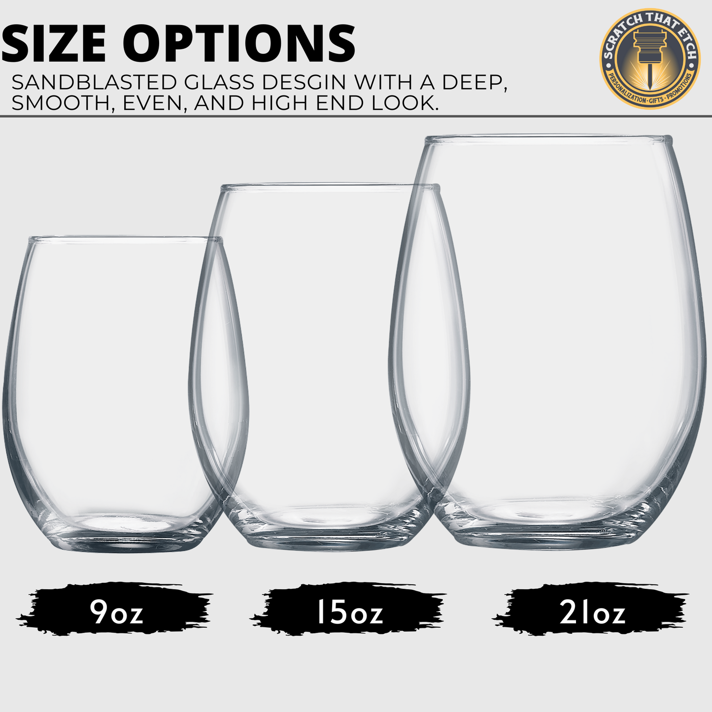 Personalized Stemless Wine Glasses — Design Your Own With Names, Monograms, Or Artwork — Elegant Drinkware For Weddings, Bridesmaids, Couples, And Home Entertaining