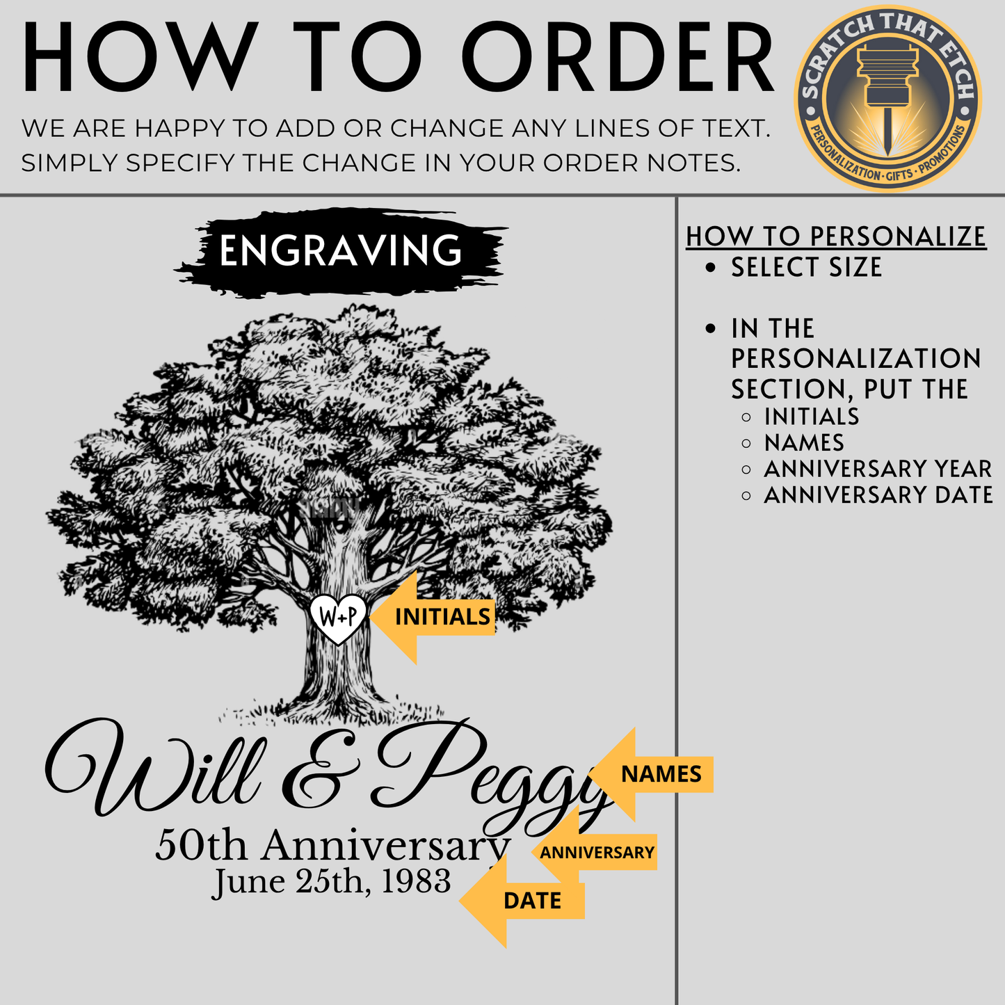 Personalized Anniversary Stone Or Sign — Weatherproof Indoor/Outdoor Keepsake With Multiple Size Options — Extremely Durable Marker For Weddings, Housewarmings, And Milestone Celebrations