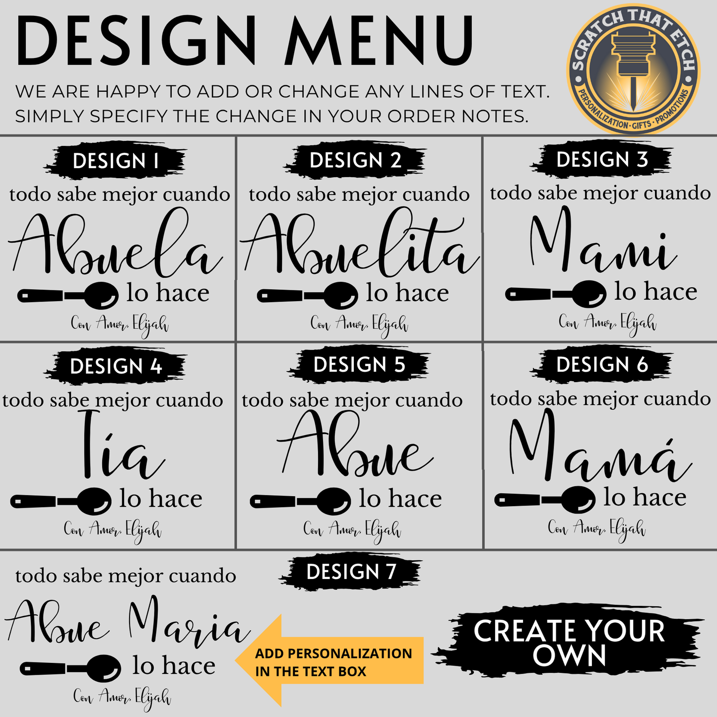 Abuela, Mami, Abue Personalized Cutting Board In Bamboo Or Acacia — Family Name Kitchen Board For Weddings, Housewarmings, And Anniversaries — Heirloom Charcuterie And Serving Board