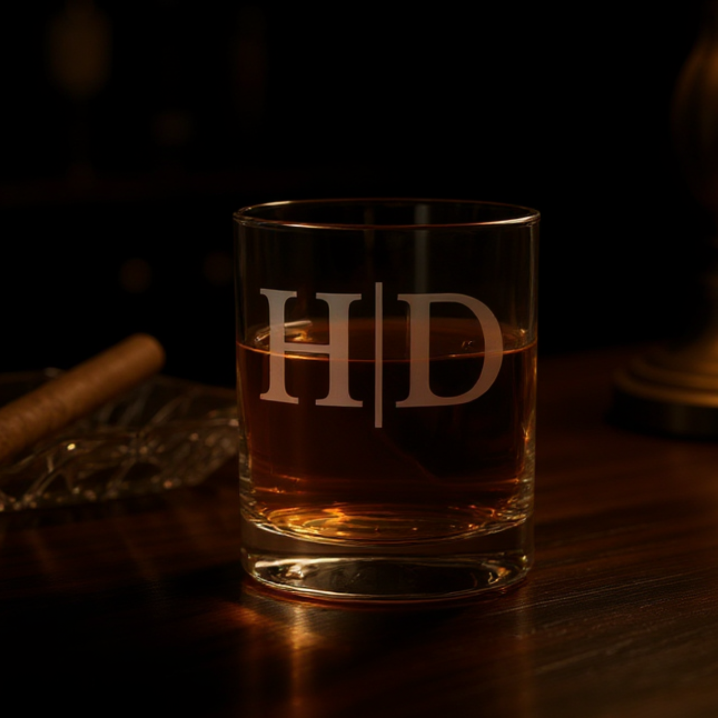 Personalized 10 oz Whiskey Glasses — Design Your Own Whiskey Glass For Bourbon, Scotch, And Old Fashioned Cocktails — Lead-Free Barware For Home Bars, Groomsmen, And Anniversaries