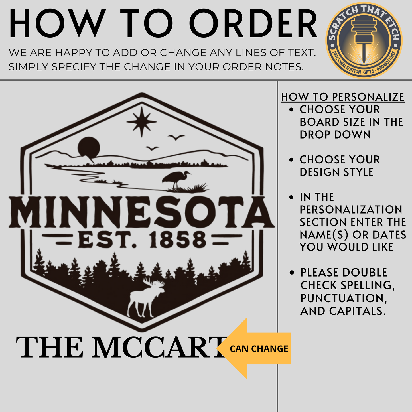 Personalized Snackle Box Featuring Custom Minnesota Designs — Comes In Two Sizes — BPA-Free And Food-Safe Compartments For Snacks On The Go - Cutting Board