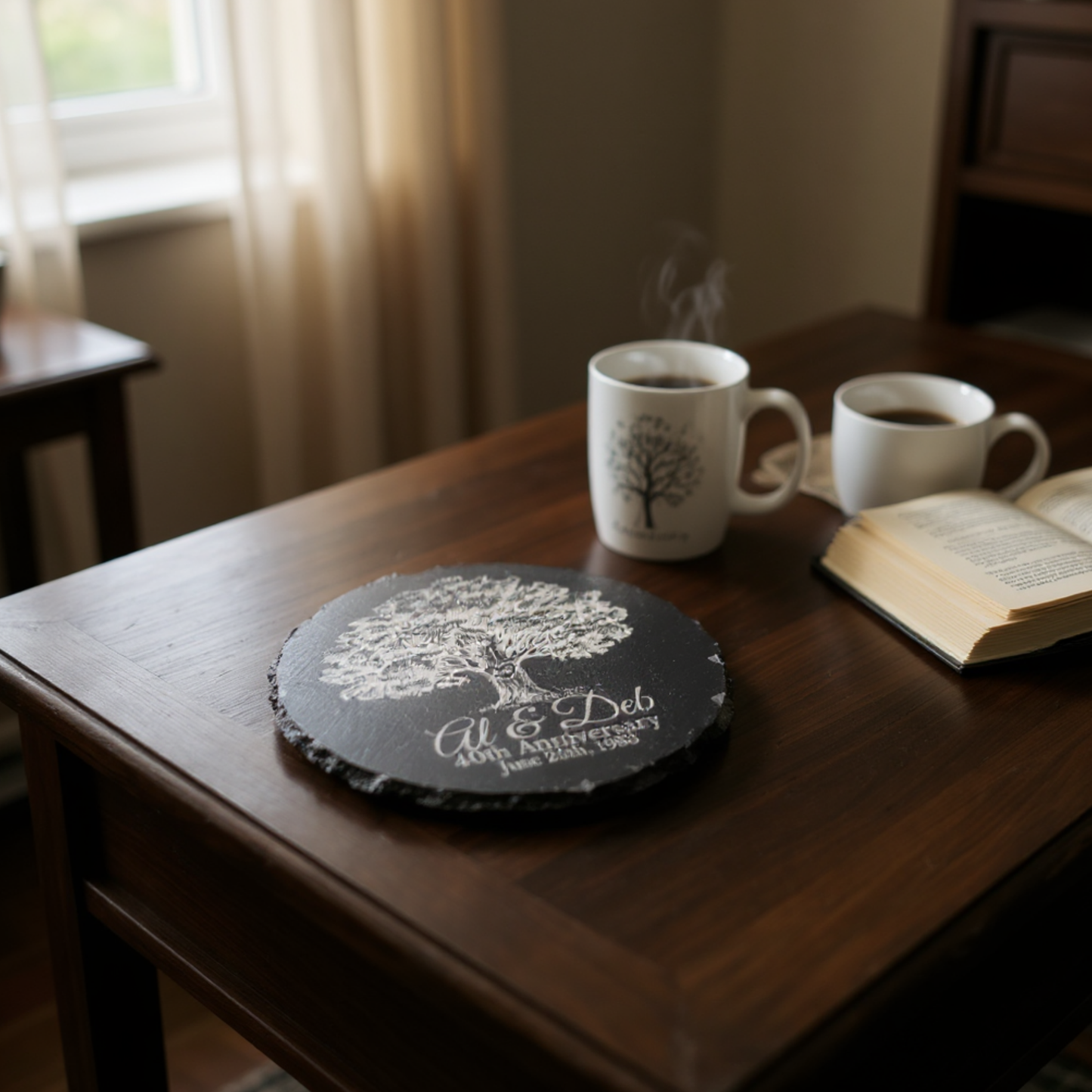 Personalized Anniversary Stone Or Sign — Weatherproof Indoor/Outdoor Keepsake With Multiple Size Options — Extremely Durable Marker For Weddings, Housewarmings, And Milestone Celebrations