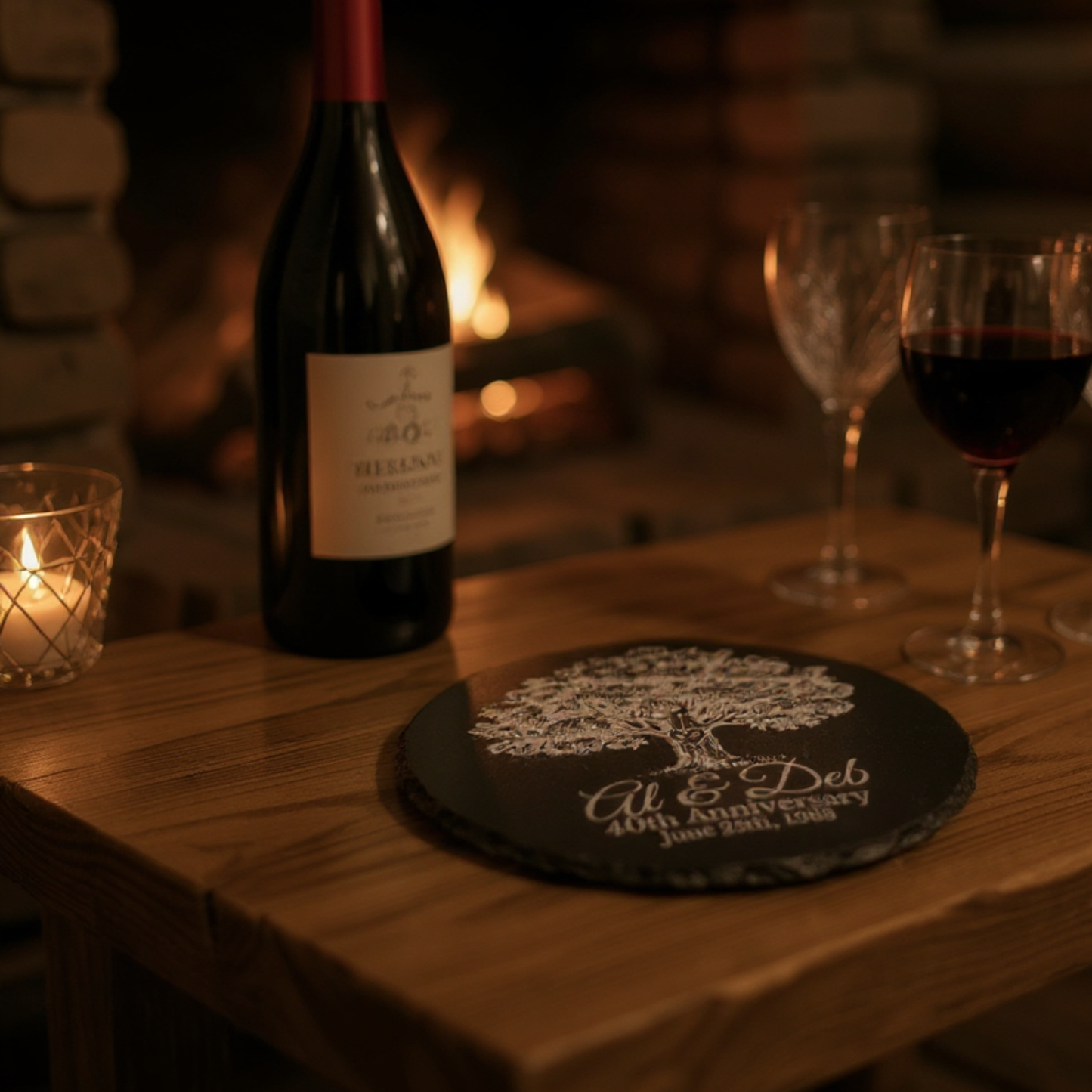 Personalized Anniversary Stone Or Sign — Weatherproof Indoor/Outdoor Keepsake With Multiple Size Options — Extremely Durable Marker For Weddings, Housewarmings, And Milestone Celebrations