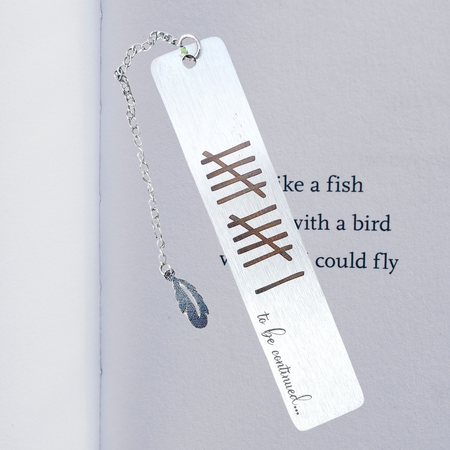 Personalized Stainless Steel Bookmark — 5 x 1 Inch Slim Metal Page Holder For Book Lovers, Teachers, And Graduates — Durable, Rust-Proof Reading Accessory With Name, Initials, Or Quote