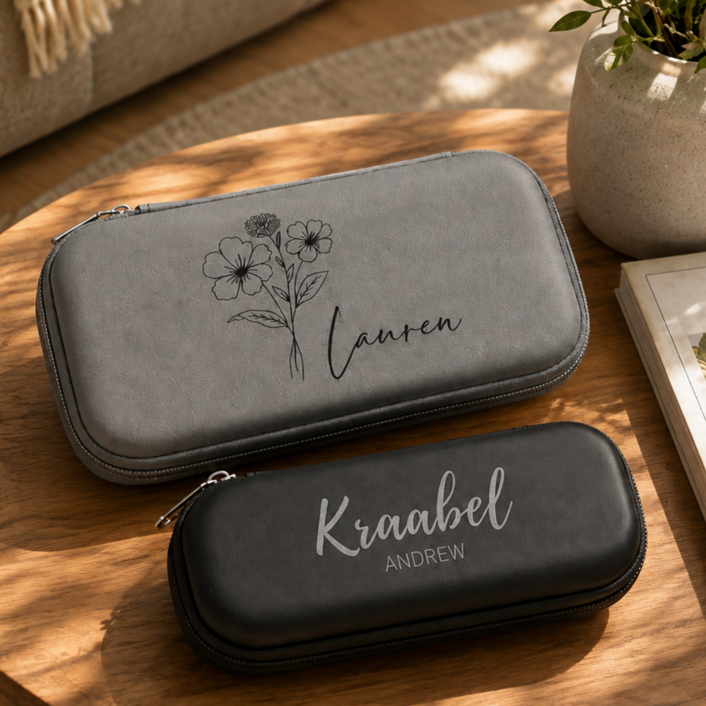 Personalized Groomsmen Gift, Custom Smoke Case, Best Man Gift, Father of the Bride Gift, Father of the Groom Gift, Engraved Cigarette Case