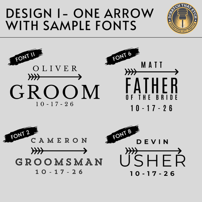 Personalized Wedding Party Hat, Custom Groomsmen Hat, Best Man Gift, Groom Hat Wedding Party Gift, 4 Designs To Choose From