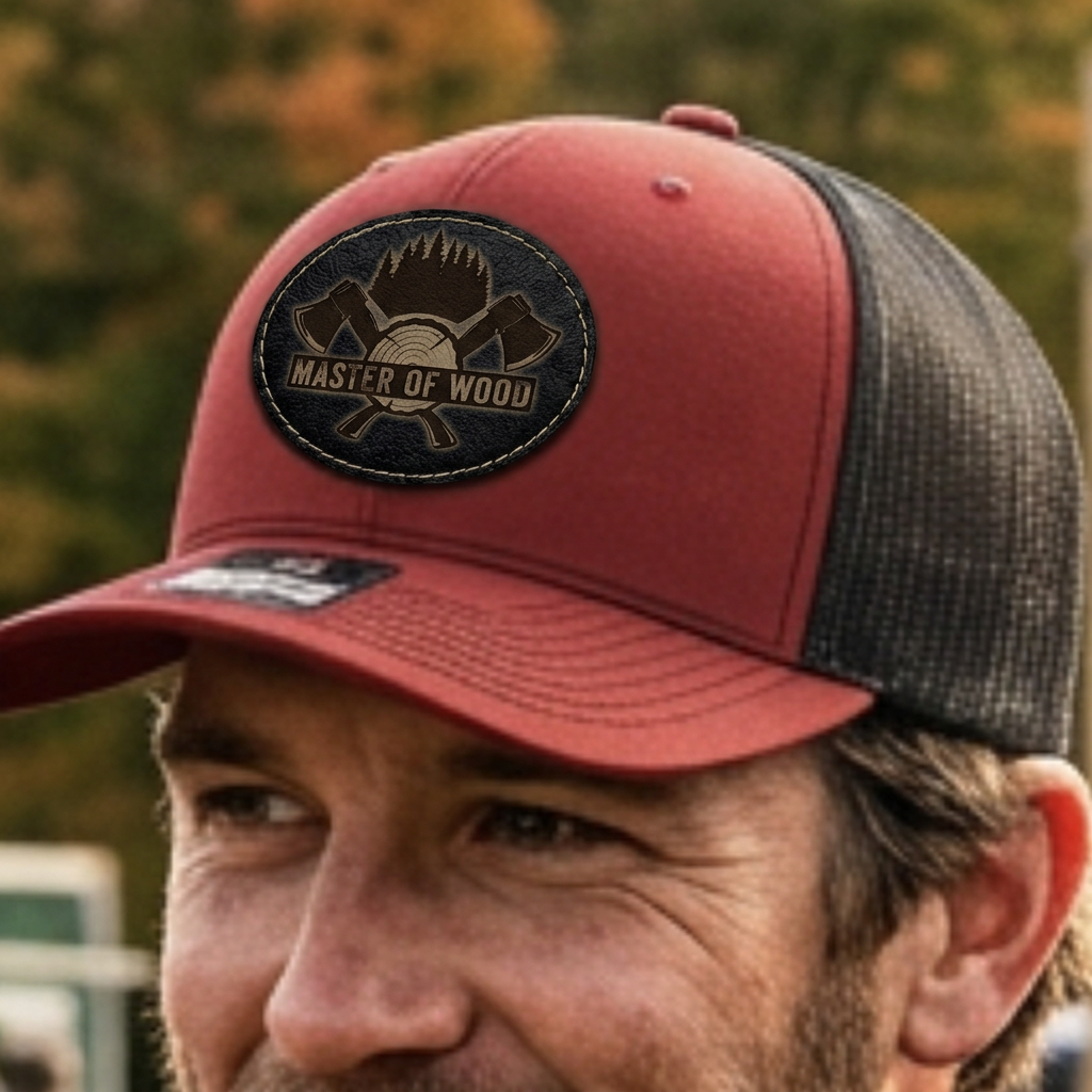 Custom Lumberjack Master of Wood Hat, Lumberjack Days Trucker Hat, Custom Richardson 112 Hat & Signature Hats FOUR Designs To Choose From