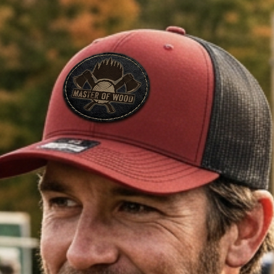 Custom Lumberjack Master of Wood Hat, Lumberjack Days Trucker Hat, Custom Richardson 112 Hat & Signature Hats FOUR Designs To Choose From