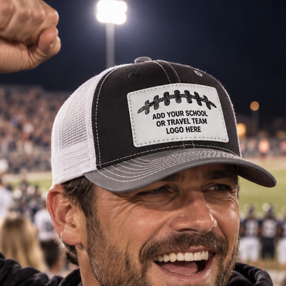 Custom Forest Lake Football LOGO Hat-  Trucker Hat, Custom Richardson 112 Hat, Beanie, Pom, and Signature Hats FOUR Designs Choices