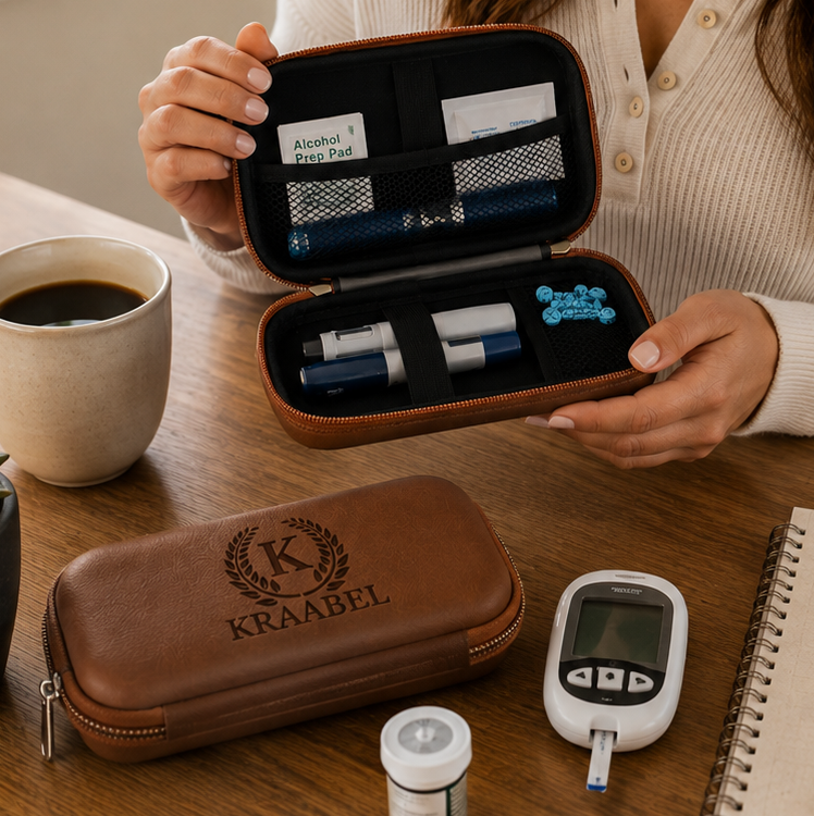 Personalized Medical Supply Case, Insulin Pen Travel Case, Diabetic Supplies Organizer, Syringe Storage Case, Custom Medication Bag, Epi Pen