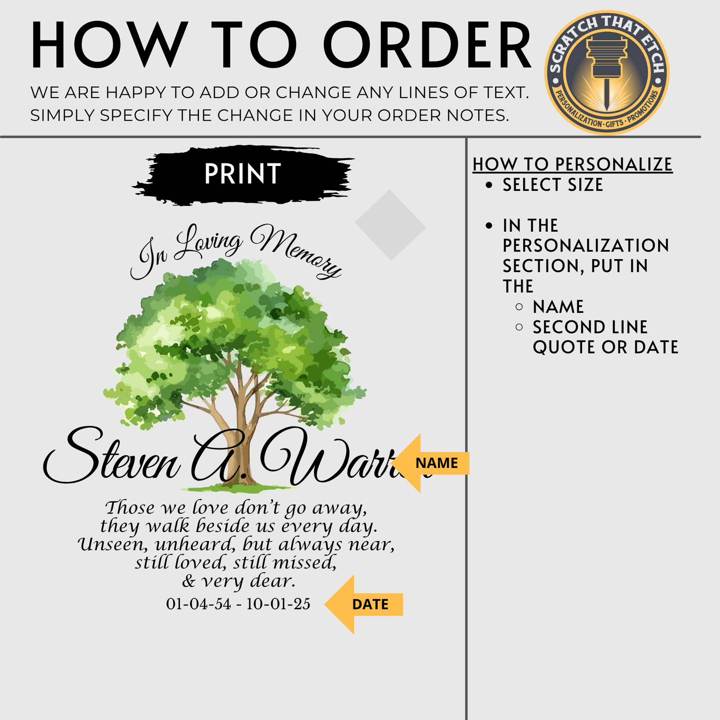 Personalized Memorial Bereavement Stone For Indoor Or Outdoor Display — Multiple Size Options And Extremely Durable Keepsake To Honor Loved Ones With Timeless Remembrance