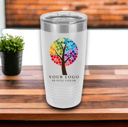 Custom Insulated Tumbler - Stainless Steel Drinkware for your Company Teams Schools & Groups | Perfect for Hot Cold Beverages | Bulk Orders