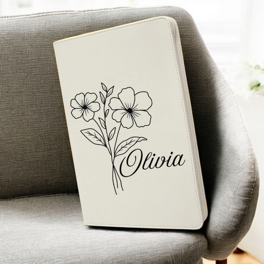 Personalized 9 1/2 x 12" Zipper Portfolio, Custom Leatherette Notebook, Professional Organizer | Executive Team | Trade Show | Bulk Order Office