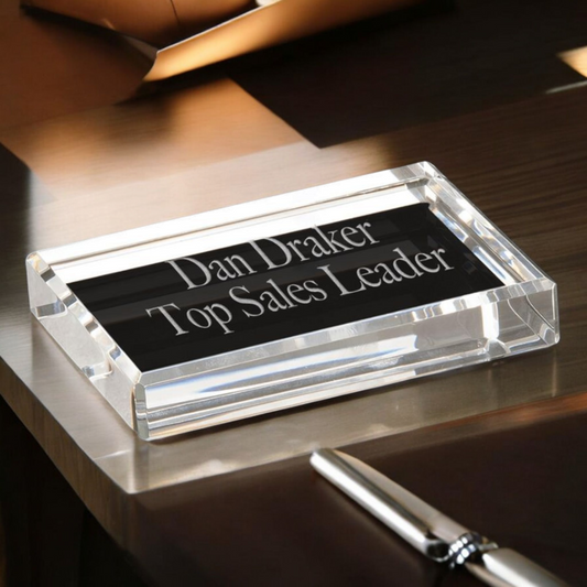 Elevate Your Recognition with Custom Crystal 4" x 3" Rectangle Paperweights - Perfect for Businesses, Events, and Employee Awards! | Bulk Order