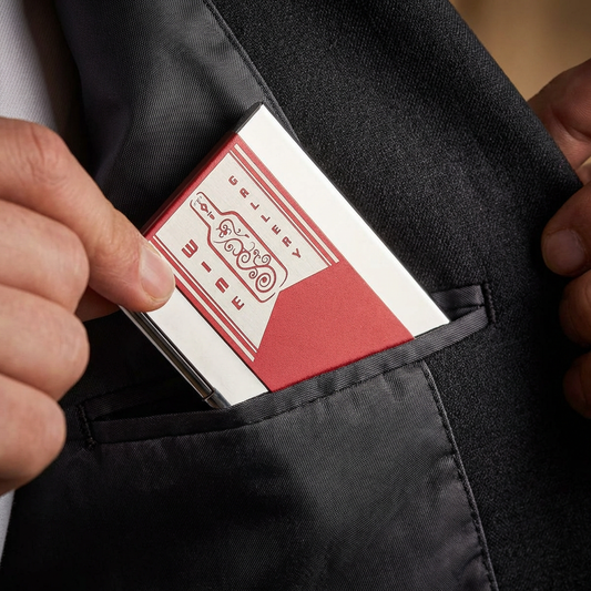 Premium Metal Business Card Holder 3 3/4" x 2 1/2" - Durable Design for Professionals - Ideal for Networking and Corporate Events, & Trade Shows Bulk Orders