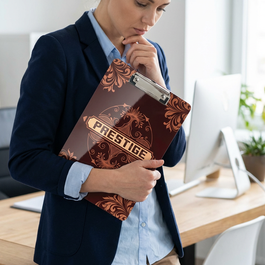 Custom Personalized Weather-Proof Clipboard Durable Plastic 9" x 12.5"  Perfect for Bulk Orders Office Supplies, Employee, & Trade Shows