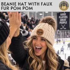 Custom Crazy Proud Loud Hockey Mom Hat-  Trucker Hat, Custom Richardson 112 Hat, Beanie, Pom & Signature Hats FOUR Designs Choices