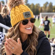 Custom Proud Soccer Mom Hat-  Trucker Hat, Custom Richardson 112 Hat, Beanie, Pom, and Signature Hats FOUR Designs Choices