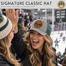 Custom Crazy Proud Loud Hockey Mom Hat-  Trucker Hat, Custom Richardson 112 Hat, Beanie, Pom & Signature Hats FOUR Designs Choices