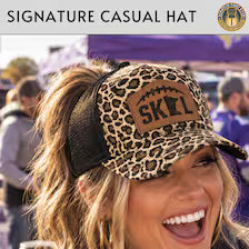 Custom Vikings Horned Helmet Pom Beanie Hat, Trucker Hat, Custom Richardson 112 Hat - FOUR Designs Choices