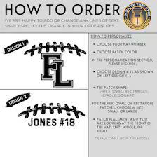 Custom Forest Lake Football LOGO Hat-  Trucker Hat, Custom Richardson 112 Hat, Beanie, Pom, and Signature Hats FOUR Designs Choices