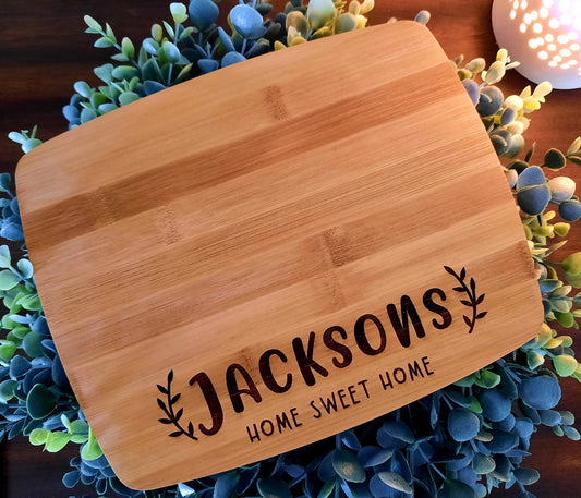 Personalized Cutting Board - Custom Cutting Board - Engraved Cutting Board, Wedding Gift, Housewarming Gift, Closing Gift - New Home Gift