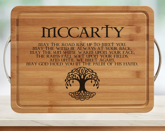 Irish Blessing Cutting Board, Irish Blessing Wedding Gift, Irish Blessing, Personalized Cutting Board, Irish Prayer, Celtic Cutting Board