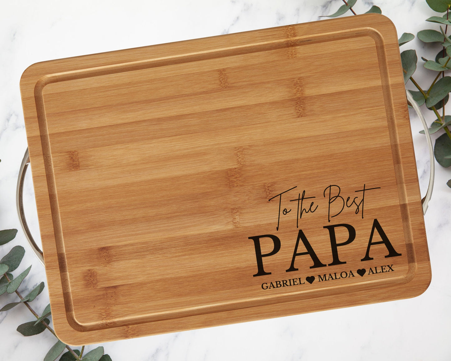 Papa Cutting Board, Grandpa Gift, Dad Cutting Board, Everything Tastes Better, Personalized Board, Grandfather Gift, Father's Day Gift