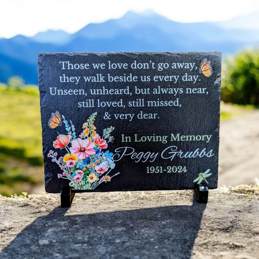 Personalized Memorial Garden Stone, In Loving Memory, Personalized Garden Stone, Memorial Gift, Sympathy Gift, Garden Stone, Custom