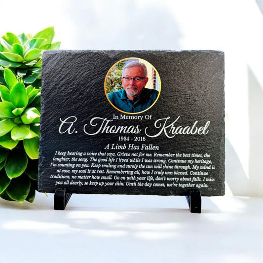 Personalized Memorial Garden Stone, A Limb Has Fallen Stone, Personalized Garden Stone, Memorial Gift, Sympathy Gift, Garden Stone, Custom