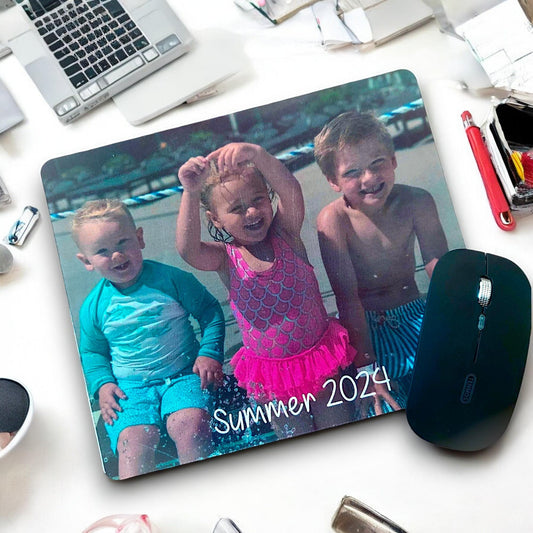 Custom Photo Mousepad, Personalized Mouse pad, Photo printed on mousepad, Custom Printed Mousepad, Personalized office gifts, Gift for Him,