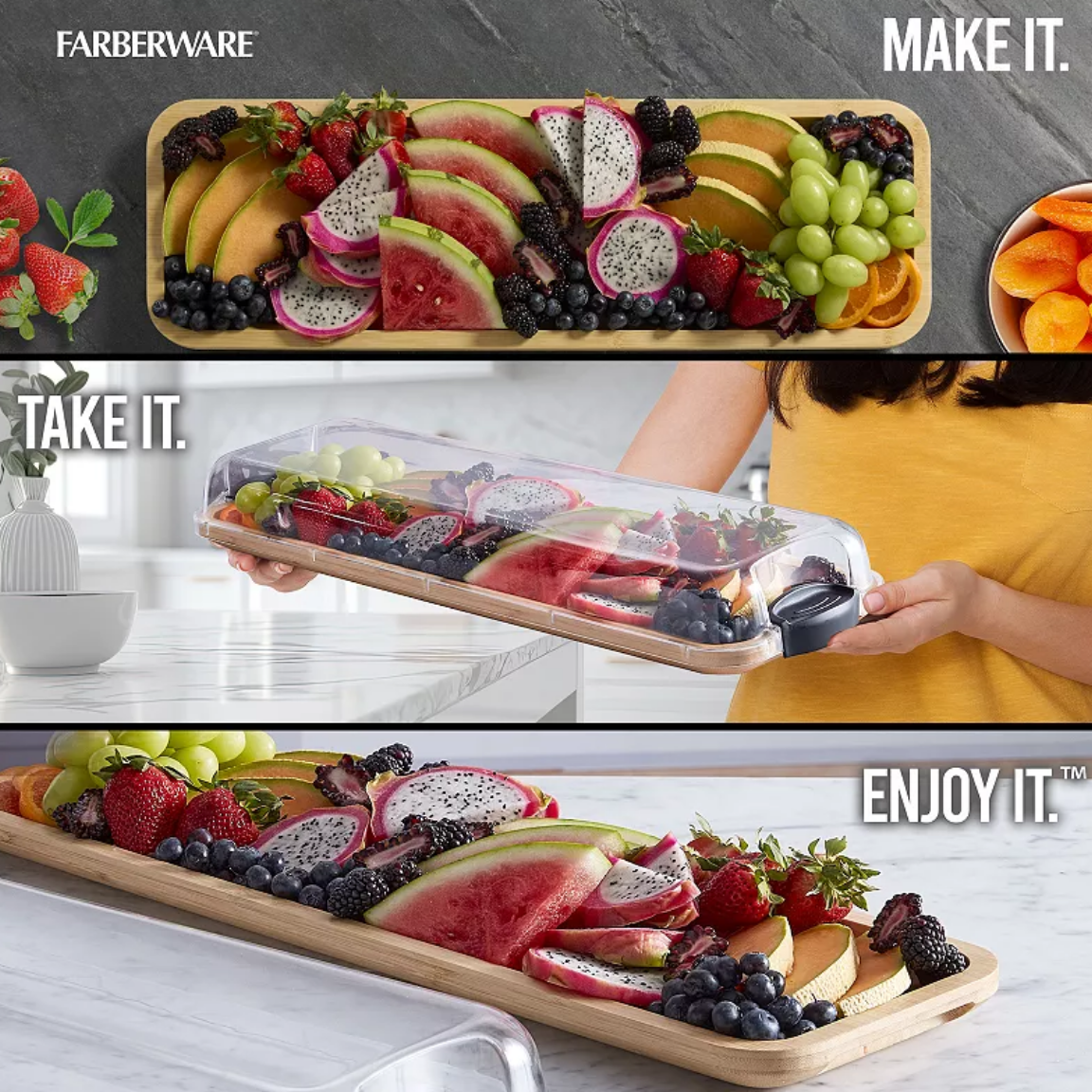 Personalized Scandia MN Bamboo Charcuterie And Serving Board With Clear Locking Cover 7x22 Inches Featuring Official Scandia Image And Scandinavian Heritage