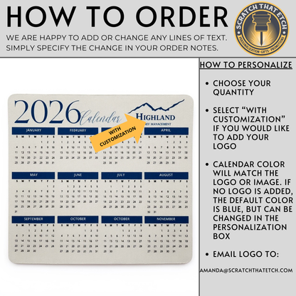 Personalized Business Logo Calendar Mouse Pad With Neoprene Top And Non Slip Rubber Base For Offices And Events