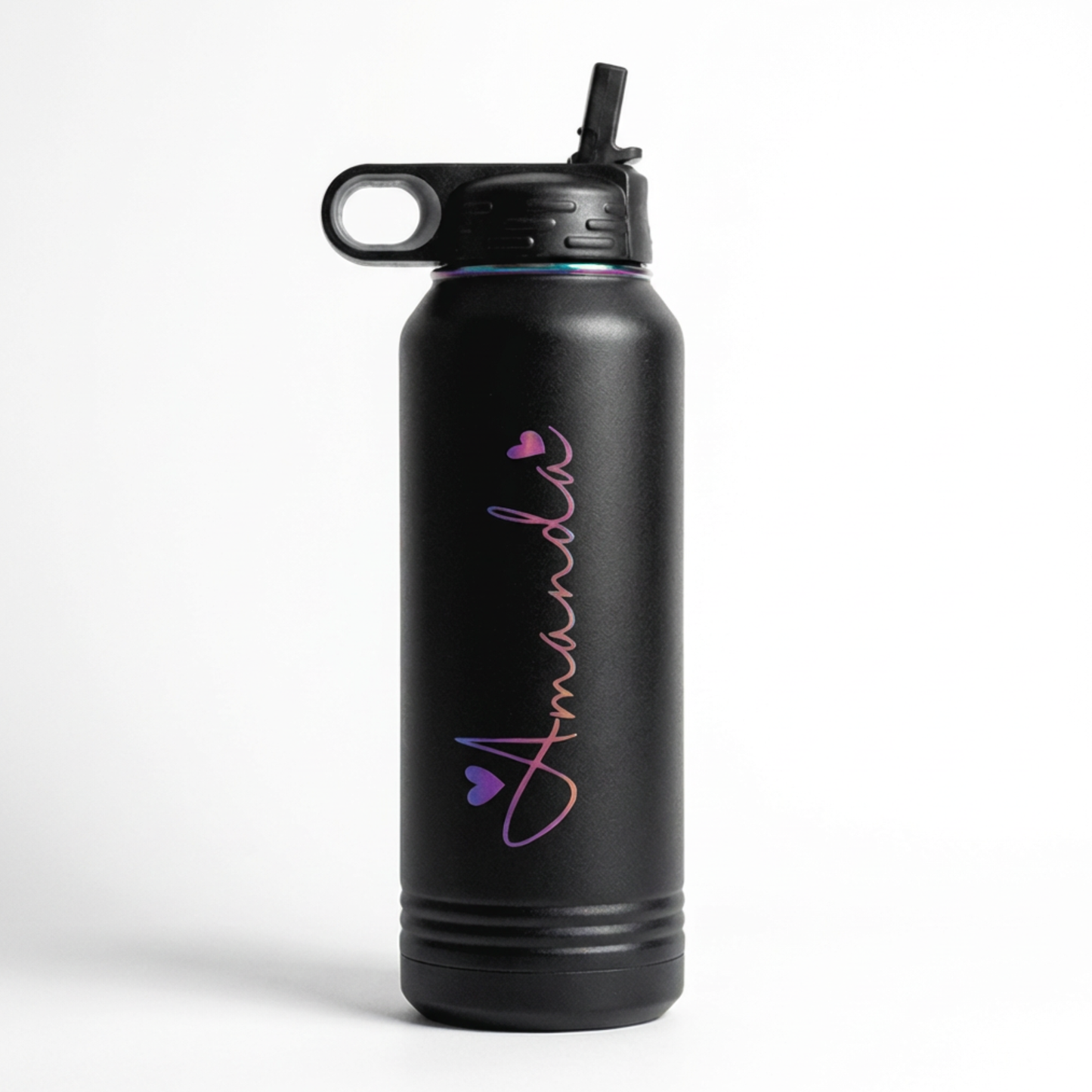 Personalized 32oz Cheeky Stainless Steel Tumbler With Straw, Pick a Sassy Design or Your Logo, Add Your Name On The Back, Gym Travel Gift