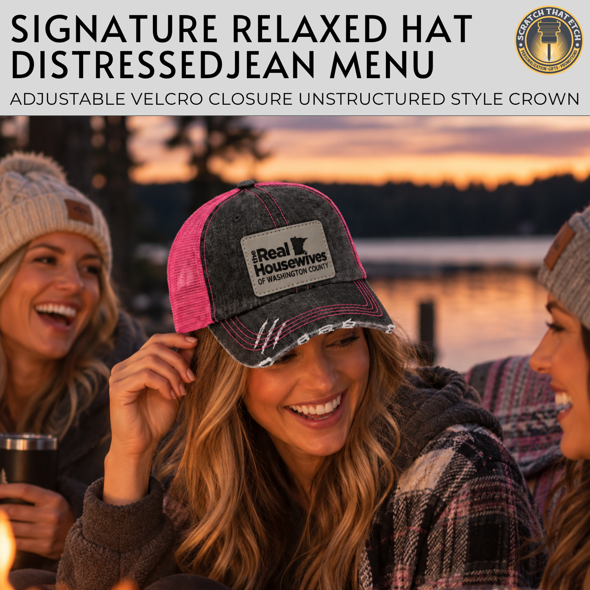 Custom Real Housewives of County Hometown Hat- Forest Lake Trucker Hat, Custom Richardson 112 Hat, Beanie, Pom & More- FOUR Designs Choices