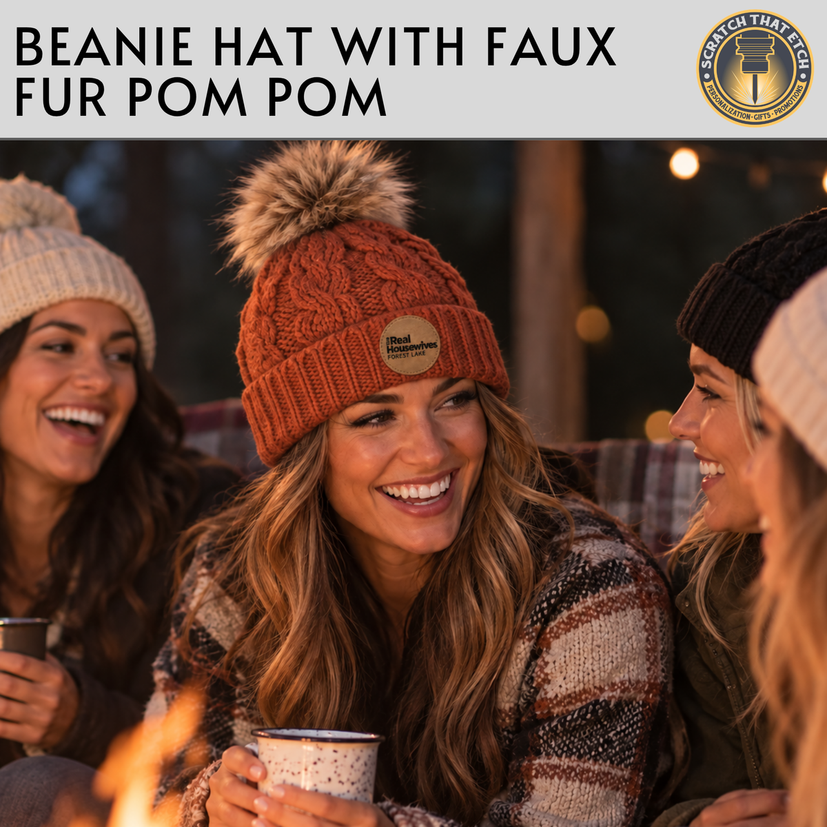 Custom Real Housewives of County Hometown Hat- Forest Lake Trucker Hat, Custom Richardson 112 Hat, Beanie, Pom & More- FOUR Designs Choices