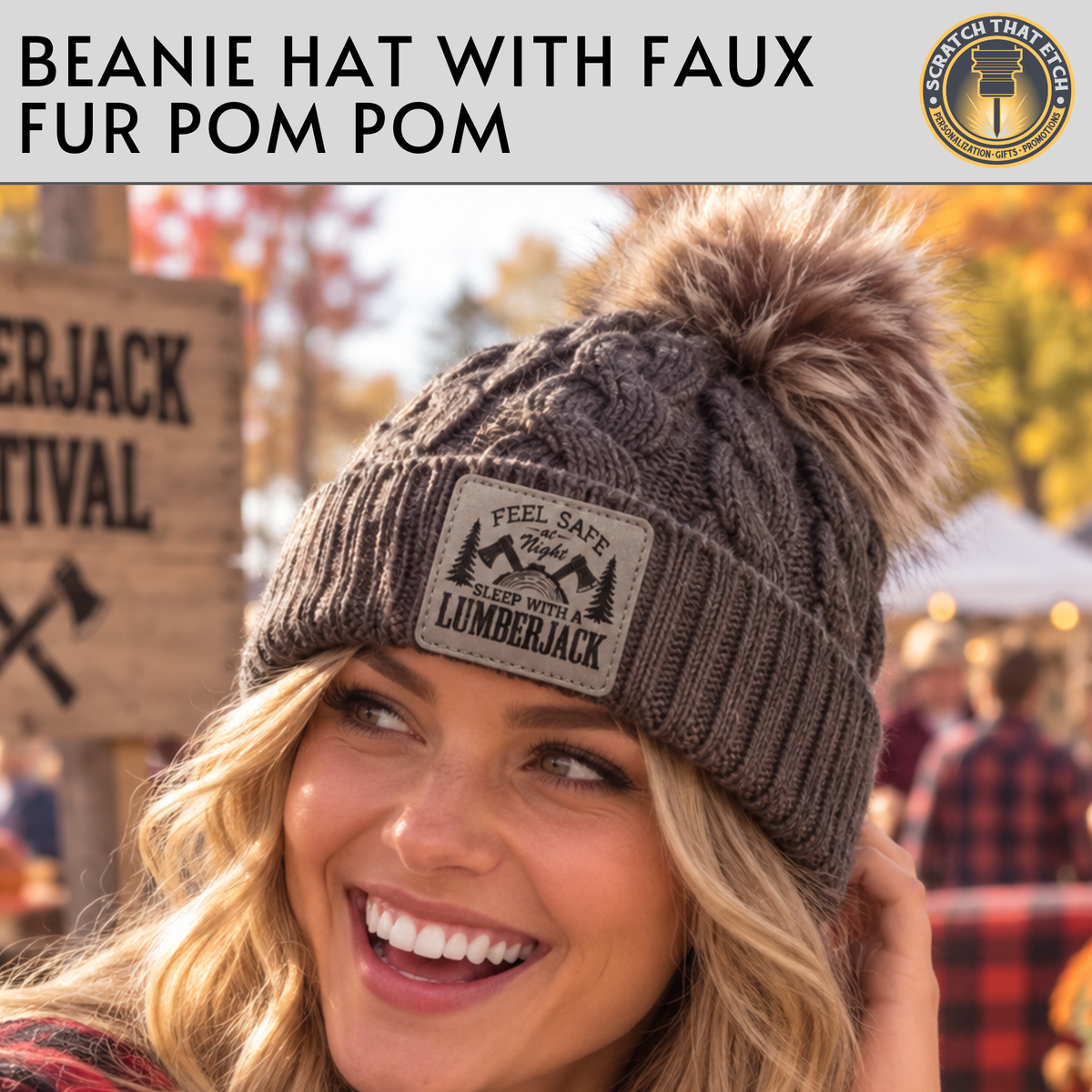 Custom Lumberjack Feel Safe Hat, Lumberjack Days Trucker Hat, Custom Richardson 112 Hat & Signature Hats FOUR Designs To Choose From