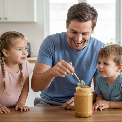Personalized Stainless Steel Peanut Butter Shovel Spoon For Peanut Lovers Dad Grandpa Papa Funny Foodie Kitchen Spoon