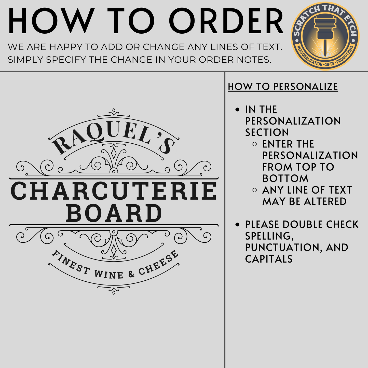 Personalized Bamboo Charcuterie Board With Secure Locking Lid And Handles, One Compartment Build A Board For Easy Transportation And Fresh Serving