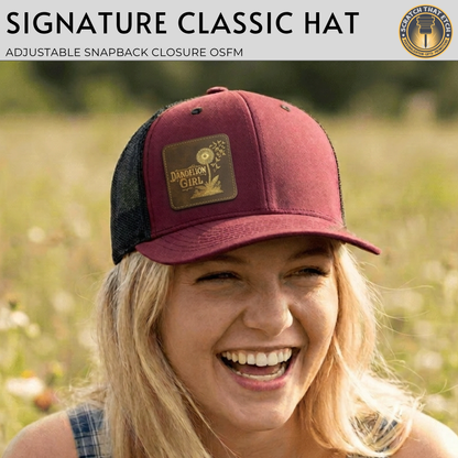 Dandelion Girl Country Music Fan Hat, 2 Designs, Personalized Richardson 112 Trucker Hat & Signature Series Hats For Concerts & Festivals