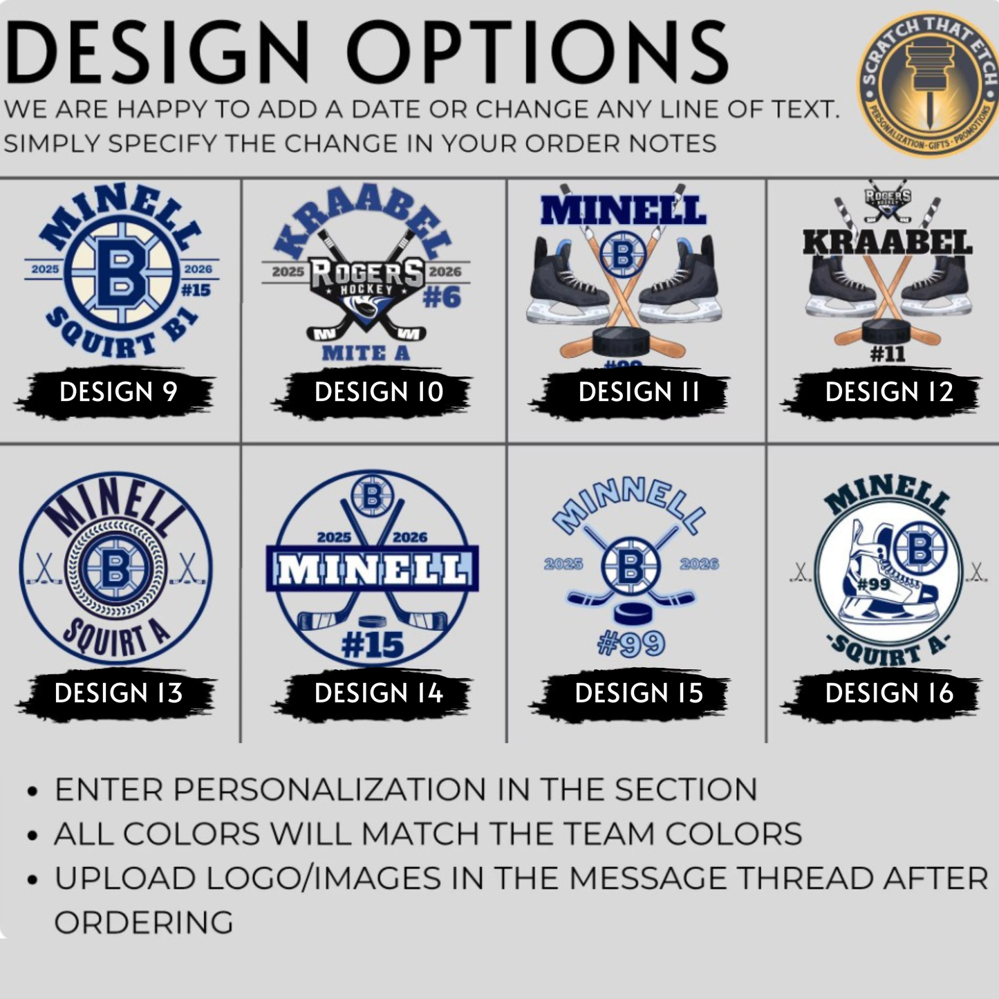 Personalized Team Spirit 3" Round Magnet for Basketball & Hockey – Perfect for Coaches, Players, Team Captains, Parents & Senior Night Recognition