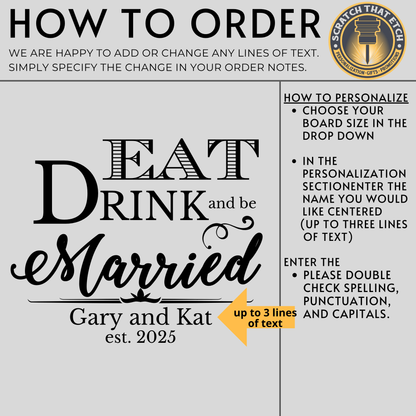 Personalized Wedding Cutting Board Or Charcuterie Serving Board In Bamboo Or Acacia Mr & Mrs Keepsake With Couples Name And Date For Bridal Shower Anniversary Engagement Or Housewarming Elegant Kitchen Decor And Entertaining Essential