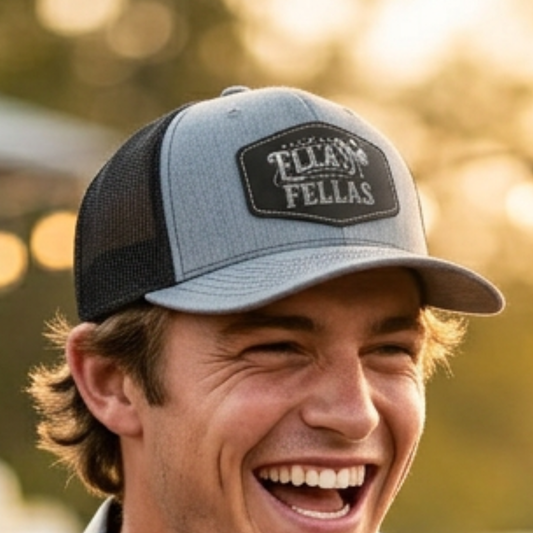 Custom Ella's Fellas Hat, Ella Fella Fan Hat, Country Music Fan Gift, Richardson 112 Trucker Hat, Custom Country Festival Hat
