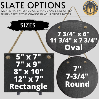 Personalized Scandinavian Valkommen Hanging Slate Sign With Multiple Size Options, Rustic Indoor Outdoor Entryway Plaque With Jute Rope, Weather Resistant Porch Decor