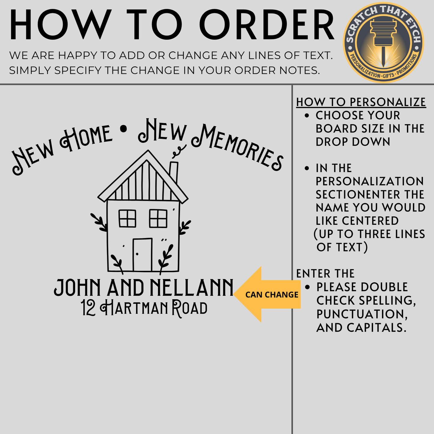 New Home Memories Personalized Cutting Board In Bamboo Or Acacia — Housewarming And Realtor Closing Gift — Family Name And Established Date Kitchen Keepsake