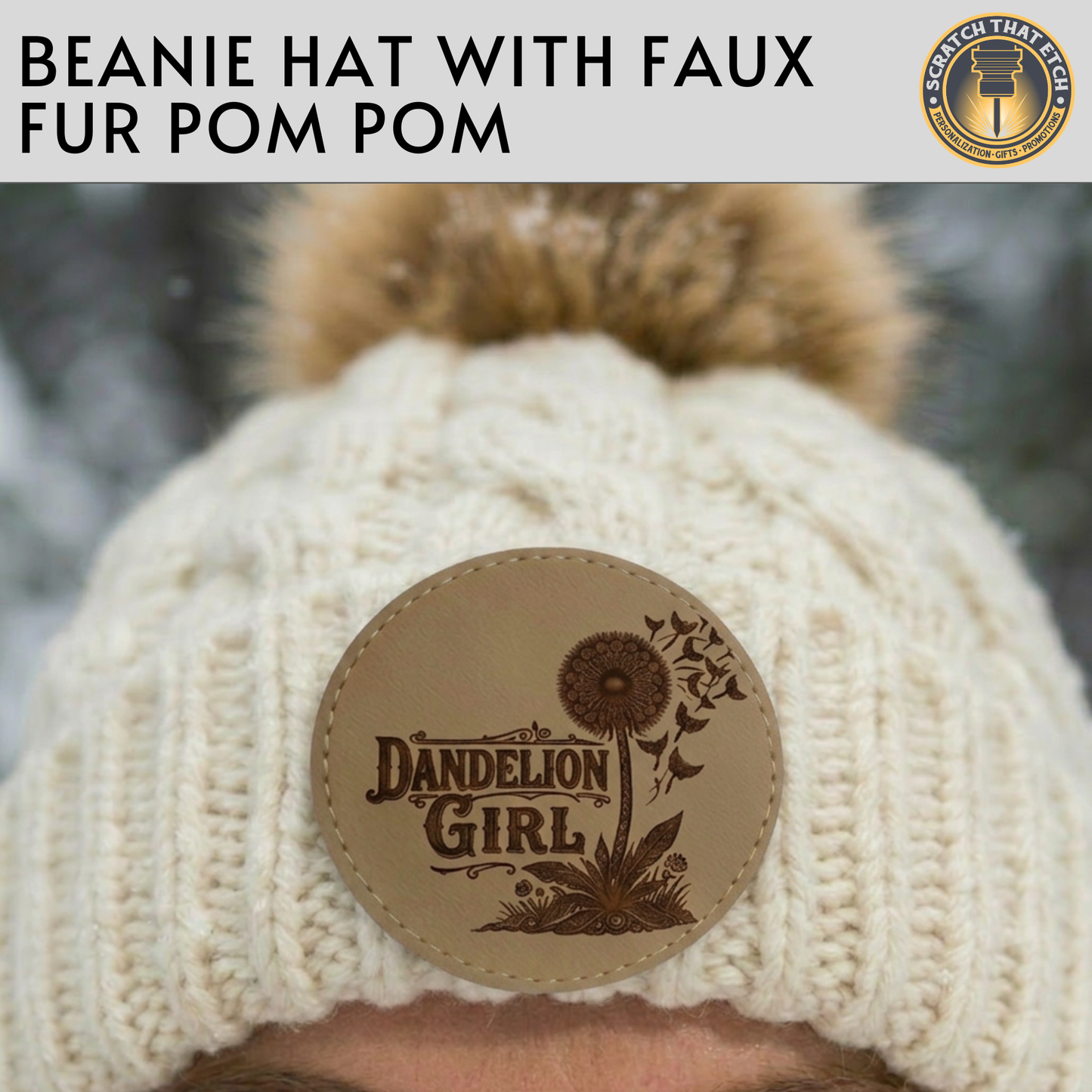 Dandelion Girl Country Music Fan Hat, 2 Designs, Personalized Richardson 112 Trucker Hat & Signature Series Hats For Concerts & Festivals