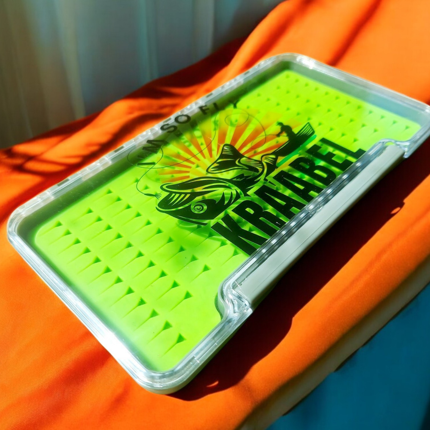 Waterproof Silicone Fly Fishing Tackle Box Holds Up To 134 Flies, Compact Durable Organizer For Anglers, Personalized Option Available